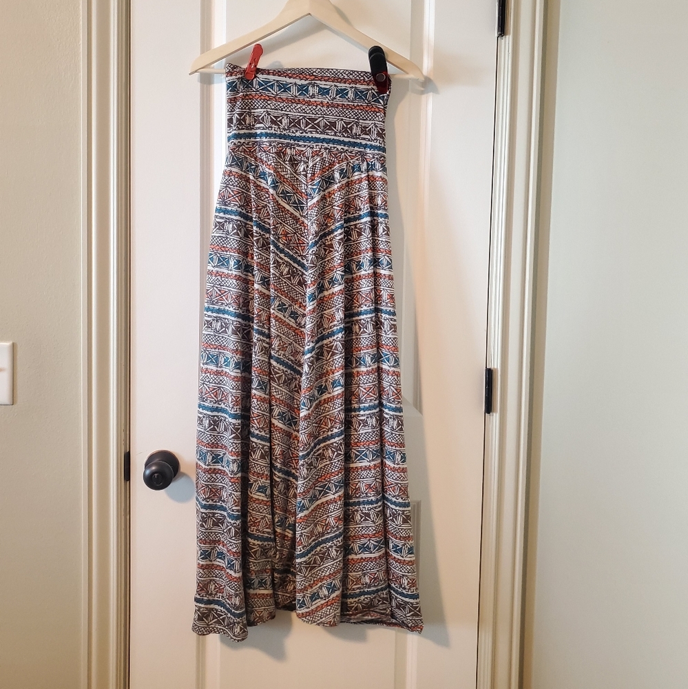 Printed Maxi Skirt